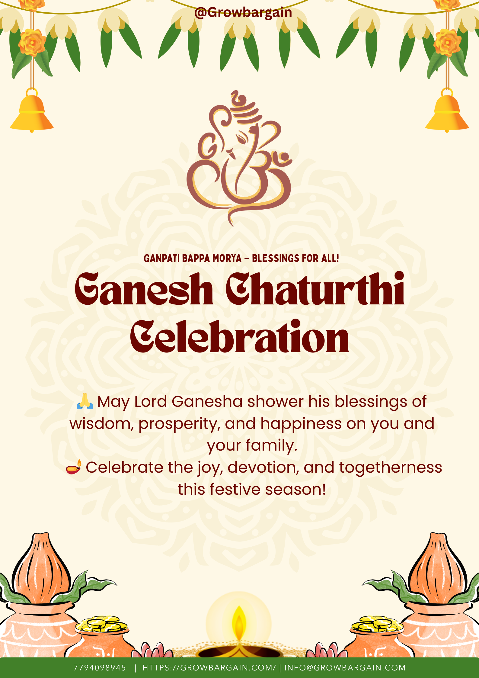 Happy Ganesh Chaturthi 2025 – Celebrate the Festival of Lord Ganesha