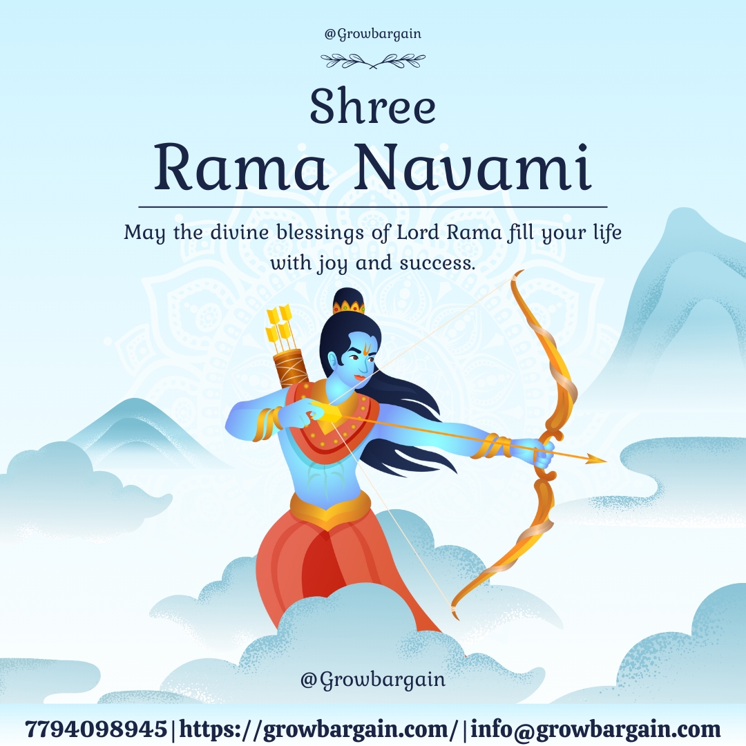 Growbargain-శ్రీరామ నవమి శుభాకాంక్షలు 2025